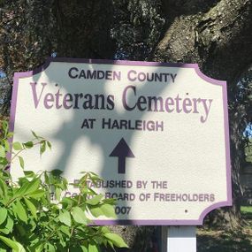 Veterans Cemetery Sign